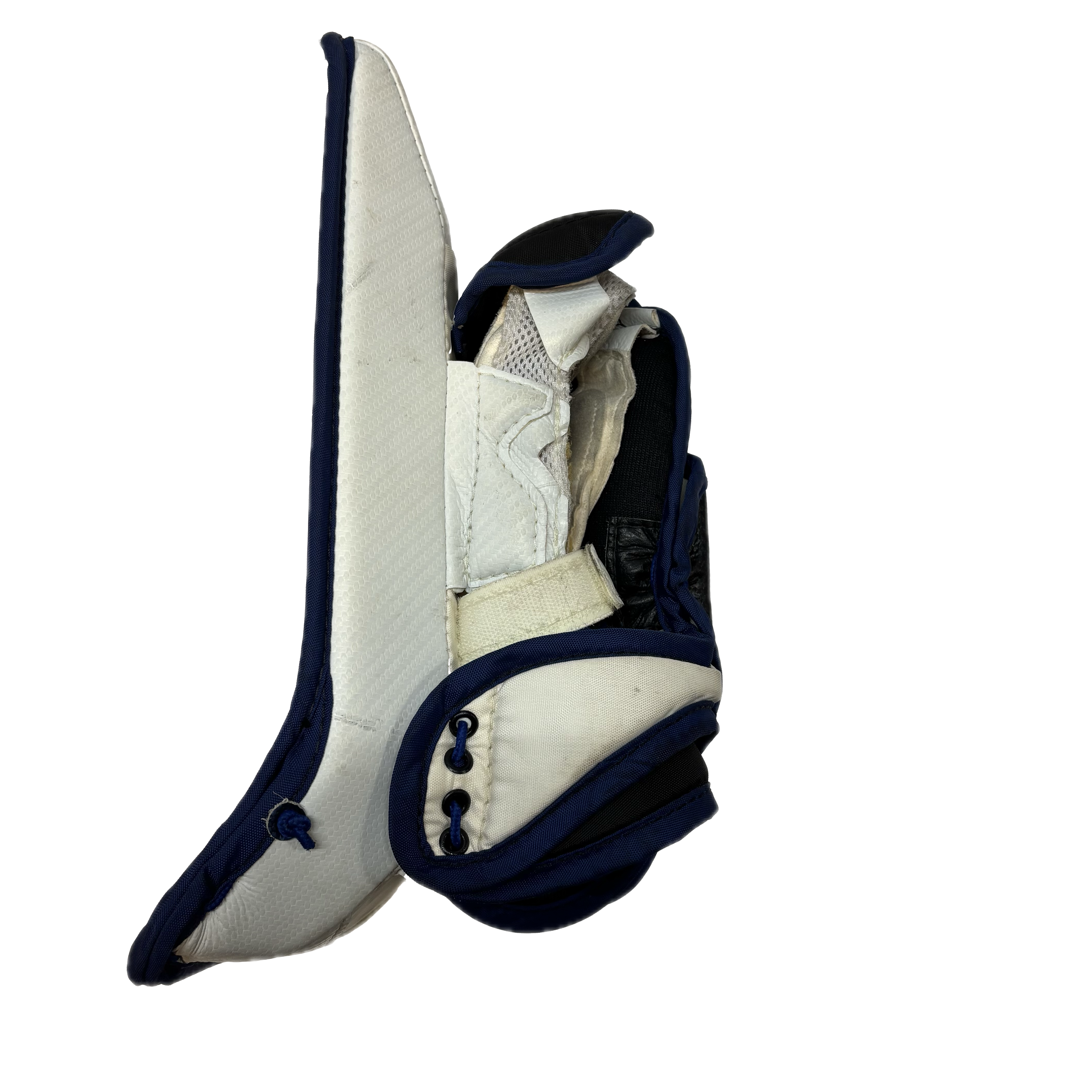 Vaughn Epic 800 - Used Junior Goalie Blocker (White/Blue/Black)